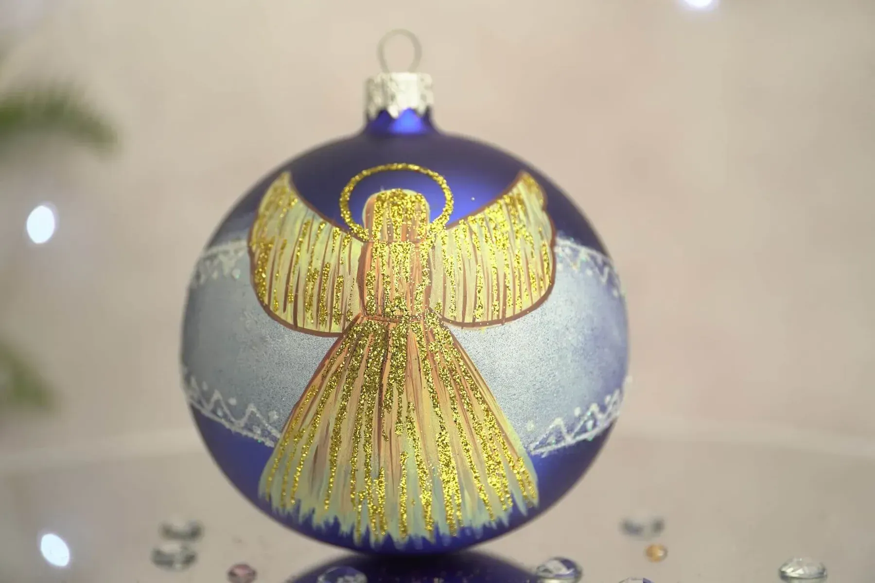 Набор елочных шаров "Соломенные украшения" 1