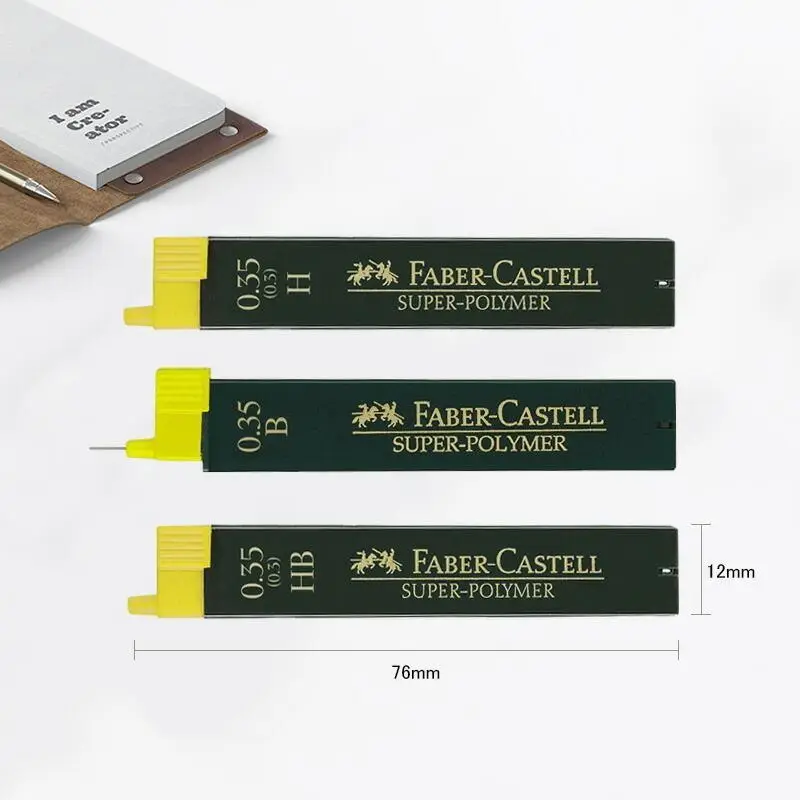 Грифель для механічного олівця Fineline lead Super-Polymer 0,35 мм, HB, 120300 Faber-Castell 1