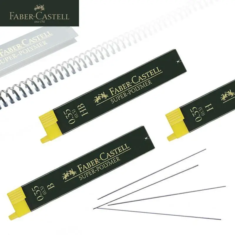 Грифель для механічного олівця Fineline lead Super-Polymer 0,35 мм, HB, 120300 Faber-Castell 2