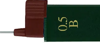Грифель для механічного олівця Fineline lead Super-Polymer 0,5 мм, B, 120501 Faber-Castell 2