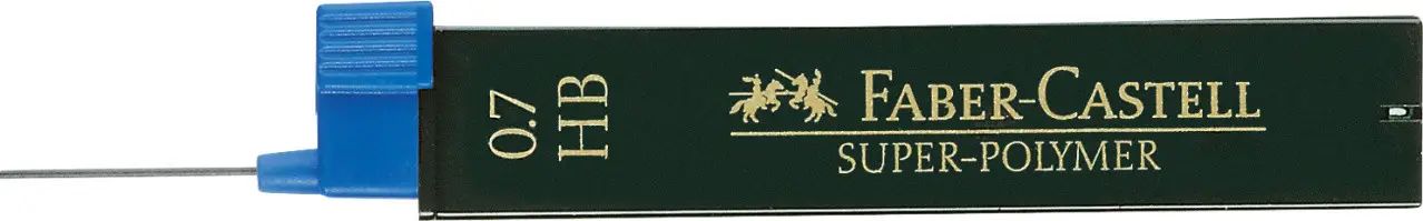 Грифель для механічного олівця Fineline lead Super-Polymer 0,7 мм, HB, 120700 Faber-Castell 1