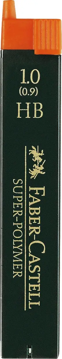 Грифель для механічного олівця Fineline lead Super-Polymer 1 мм, HB, 120900 Faber-Castell