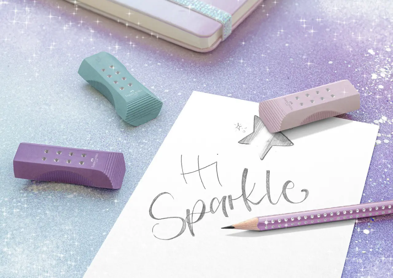 Ластик RollOn Sparkle Cosmic, винил, 187310 Faber-Castell 4