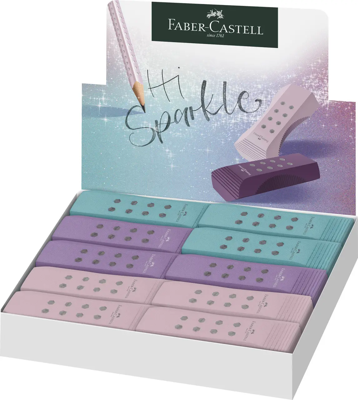Ластик RollOn Sparkle Cosmic, винил, 187310 Faber-Castell 6
