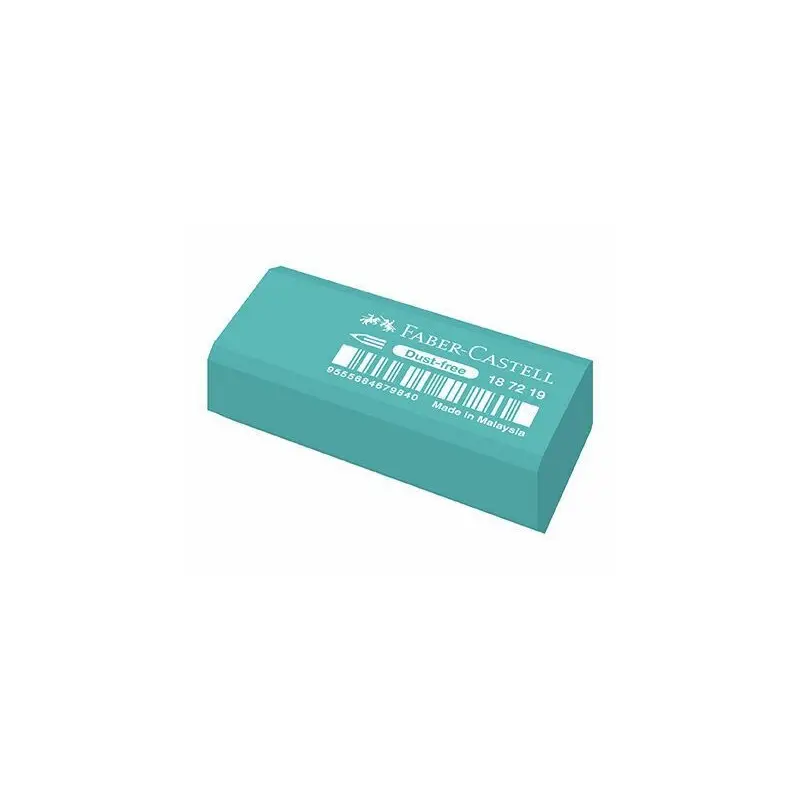 Гумка вінілова Dust-free Trend Mini, 3 гумки різних кольорів в блістерній упаковці, 187290, Faber-Castell 3