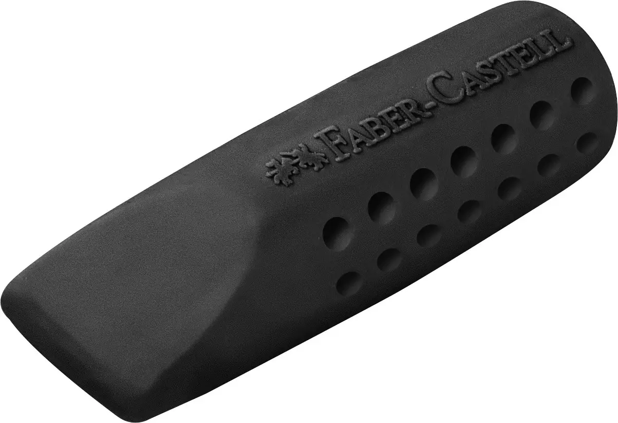 Гумка-ковпачок Eraser Cap RollOn Grip 2001, кольорові (2 гумки в упаковці), 187173 Faber-Castell 3