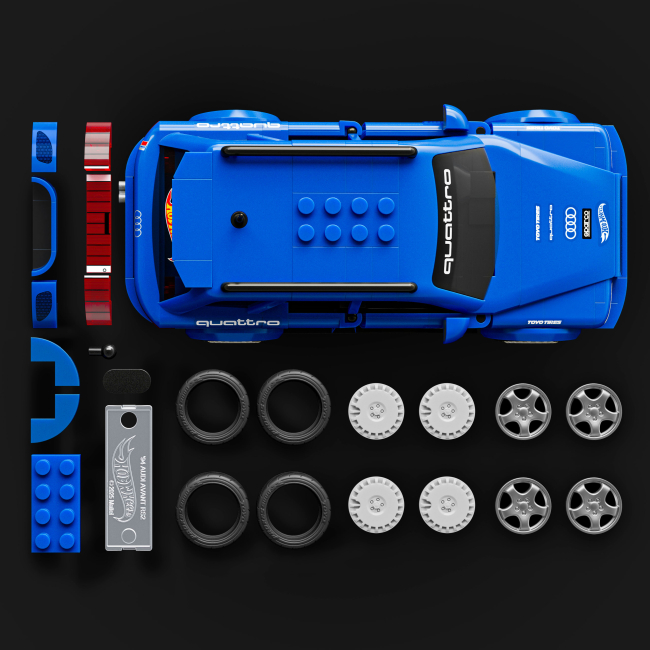 Колекційна машинка-конструктор "Audi" серії "Speed" Mattel Brick Shop, JGR28 4