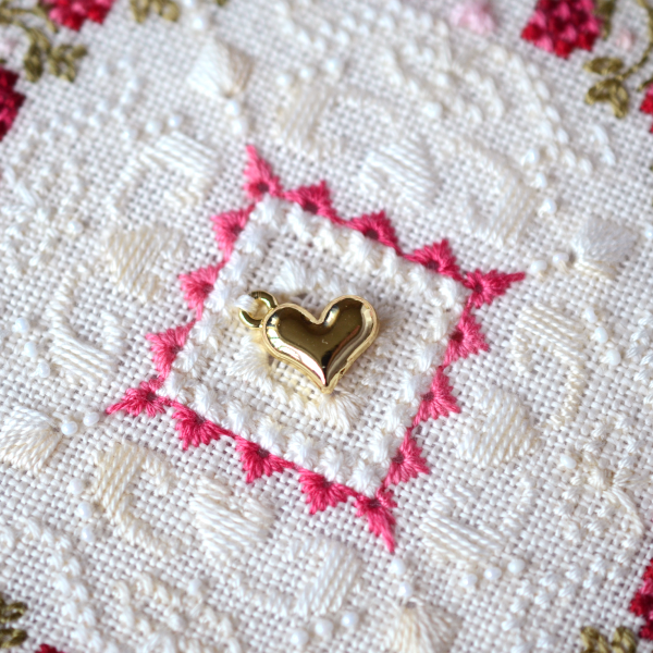 Набор для вышивания крестиком Х-604 "Малиновый зефир" 12,5*12,5 см, TelaArtis 3