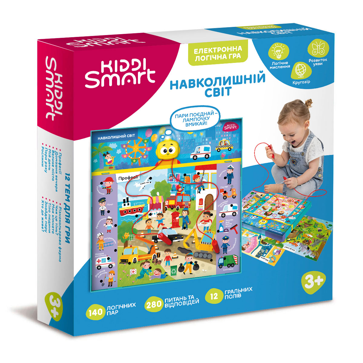 Электронная логическая игра KIDDI SMART – ВИКТОРИНА ОКРУЖАЮЩИЙ МИР S2, 157-А-0022-UA