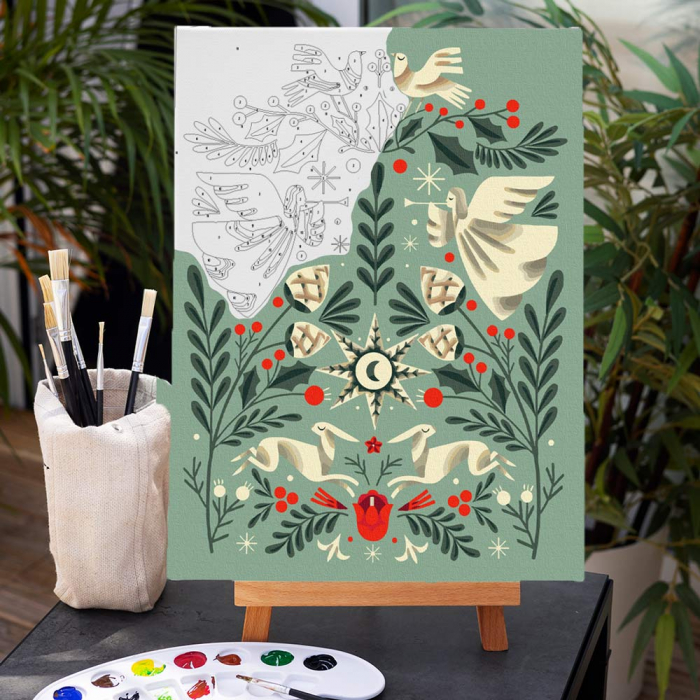 Картина по номерам "Ангельский сад", AA-0171880 1