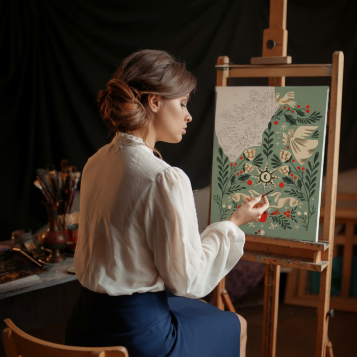 Картина по номерам "Ангельский сад", AA-0171880 2