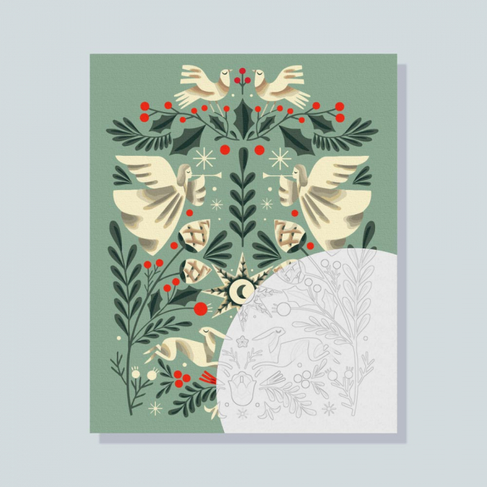 Картина по номерам "Ангельский сад", AA-0171880 4