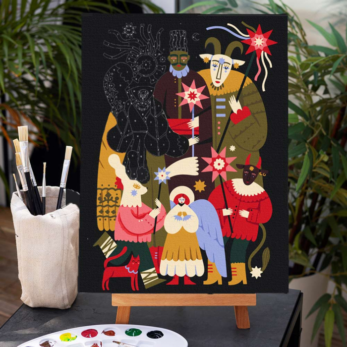 Картина за номерами "Коляда", AA-0194612 1