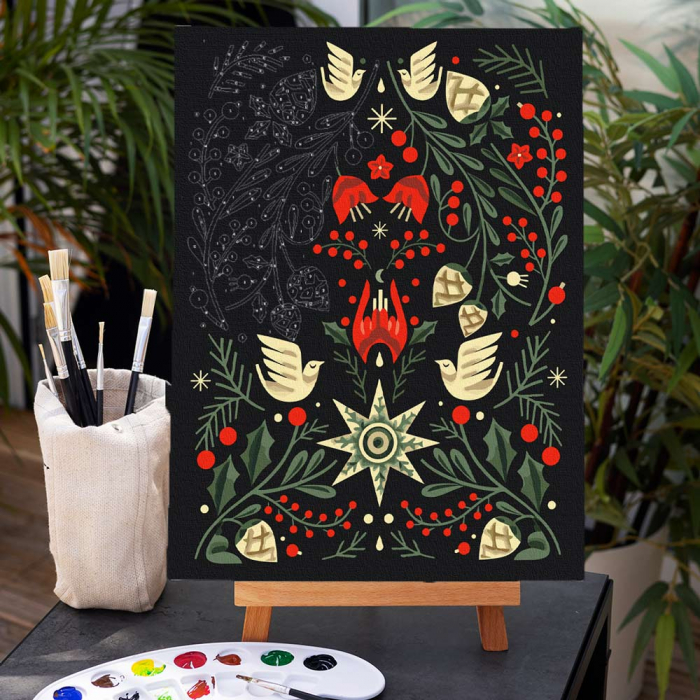 Картина по номерам "Рождественская симфония", AA-0171879 1