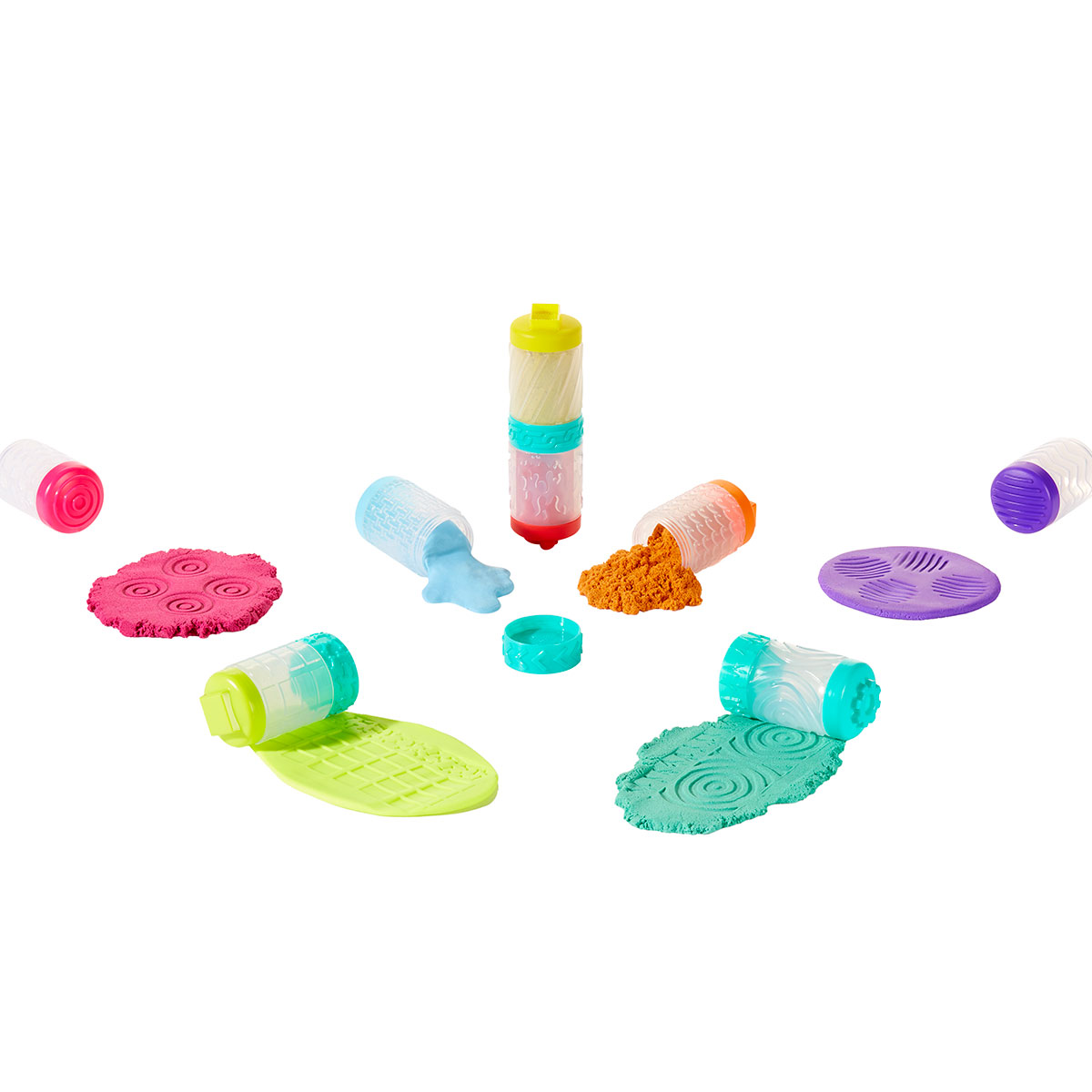 Набір для ліплення 2-В-1 WONDER FACTORY – ЯСКРАВИЙ СТАРТ: МАСА ДЛЯ ЛІПЛЕННЯ І ПІСОК (в ас., в дисп), 595304 2