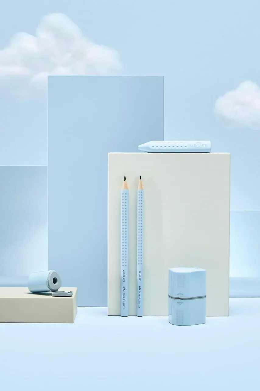 Олівець Faber Jumbo Grip 2001 B, Sky Blue, 111974 Faber-Castell 3