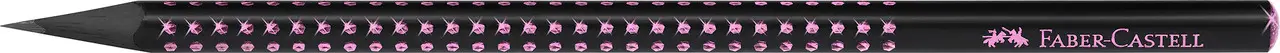 Карандаш чернографитный GRIP Sparkle Midnight Rose трехгранный, 118258 Faber-Castell 1
