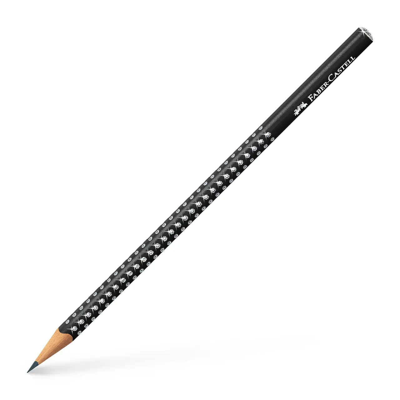 Карандаш чернографитный Grip Sparkle, Black, 118299 Faber-Castell