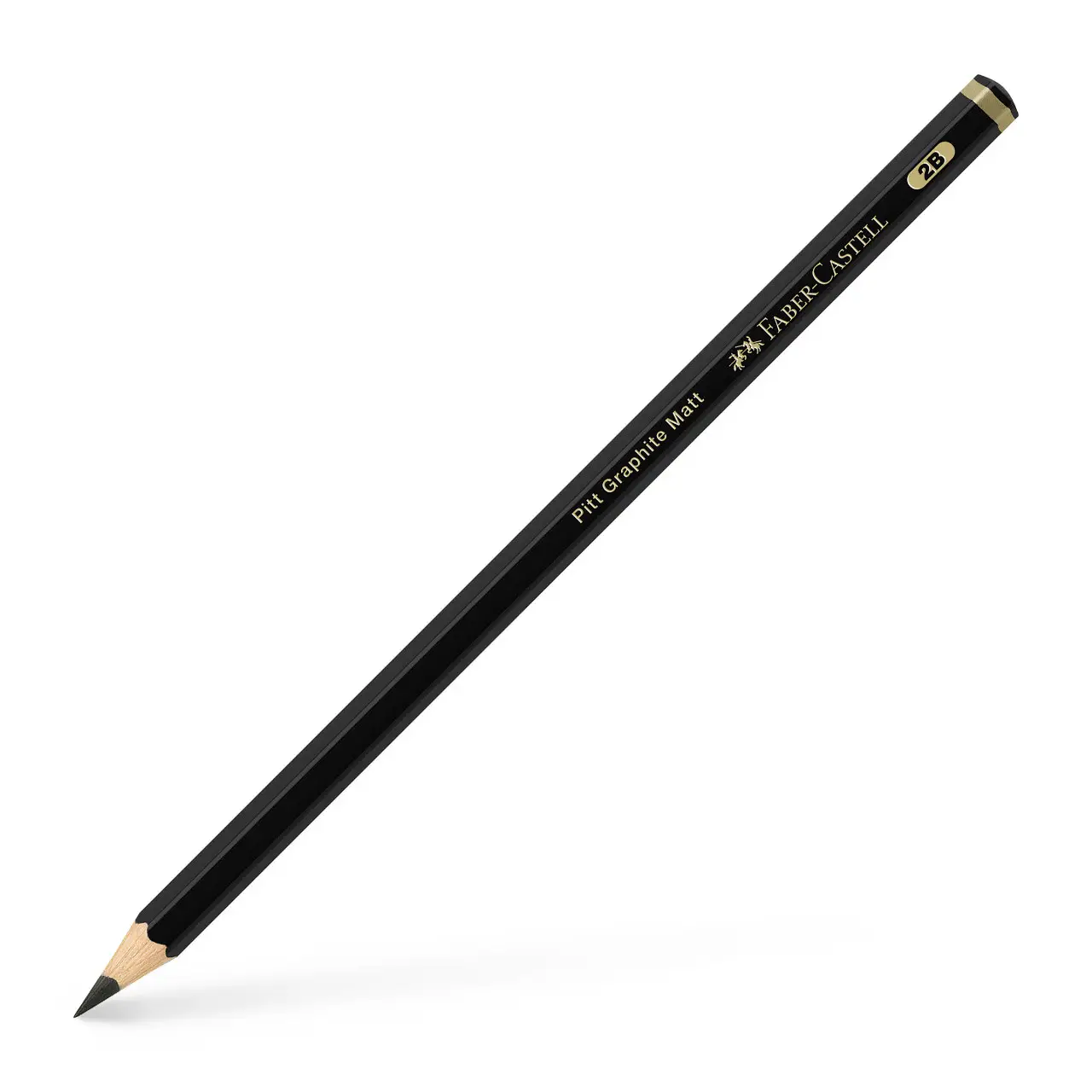 Карандаш чернографитный Pencil Pitt Graphite Matt 2B, 115202, Faber-Castell