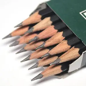 Карандаш чернографитный НВ черный с резинкой, 111200/1112, Faber-Castell 2