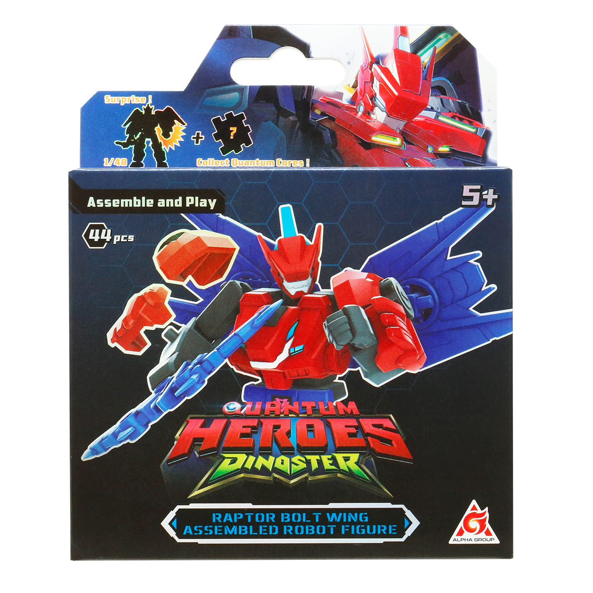 Робот-конструктор Dinoster - Раптор Болт Вінг, EU580881A-6 2