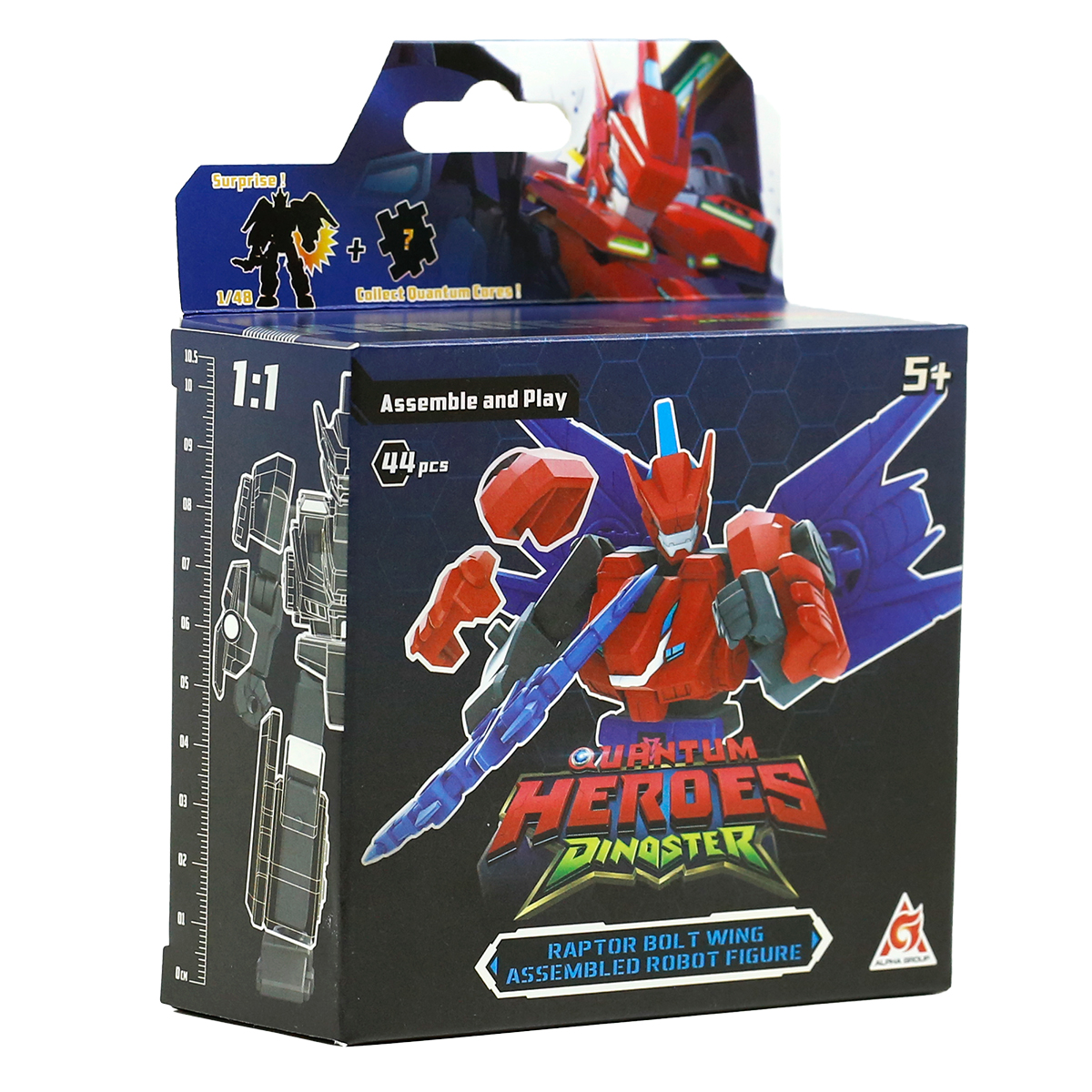 Робот-конструктор Dinoster - Раптор Болт Вінг, EU580881A-6 3