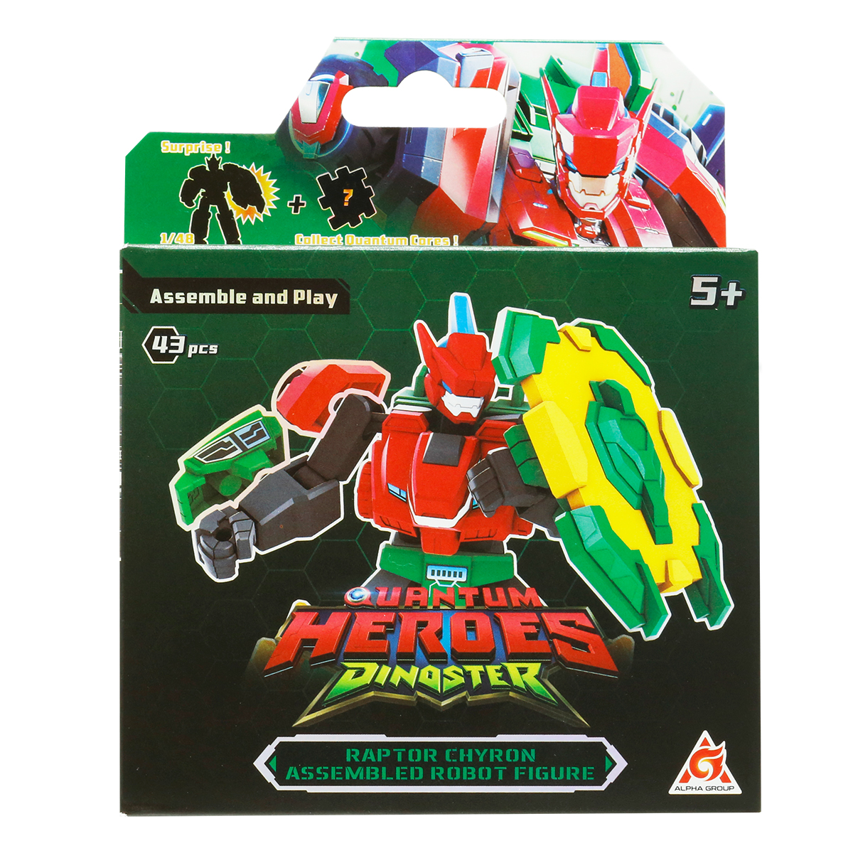 Робот-конструктор Dinoster - Раптор Хайрон, EU580881A-3 2