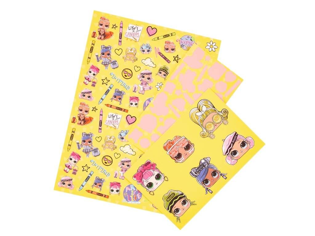 Мега набір наліпок Crayola, 35058