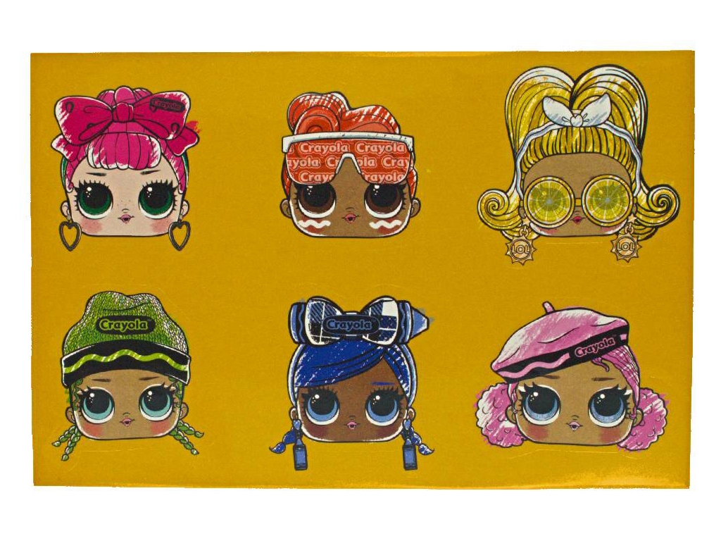 Мега набір наліпок Crayola, 35058 1