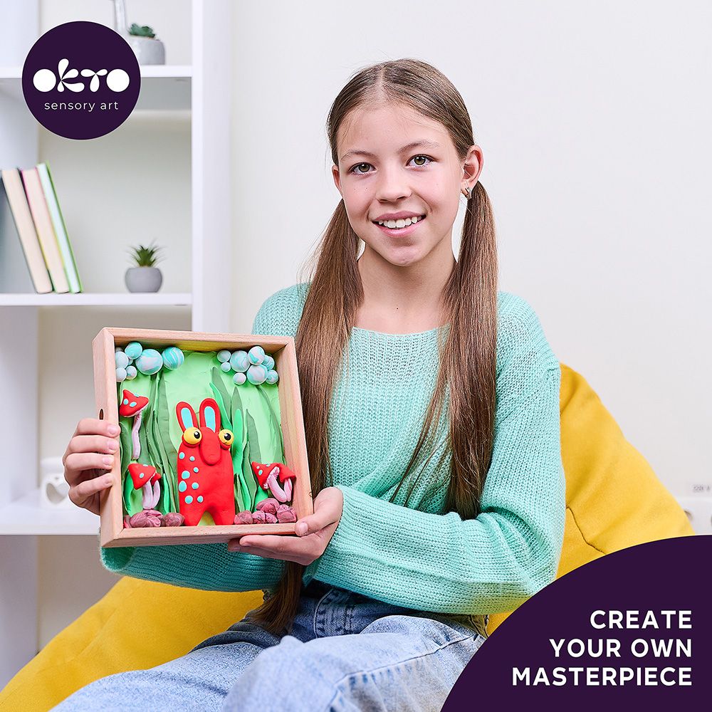 Набір для створення об`ємної картини Wood&Craft Зроби сам Маленькі світи "Троль" 21*21 см, 20031 6