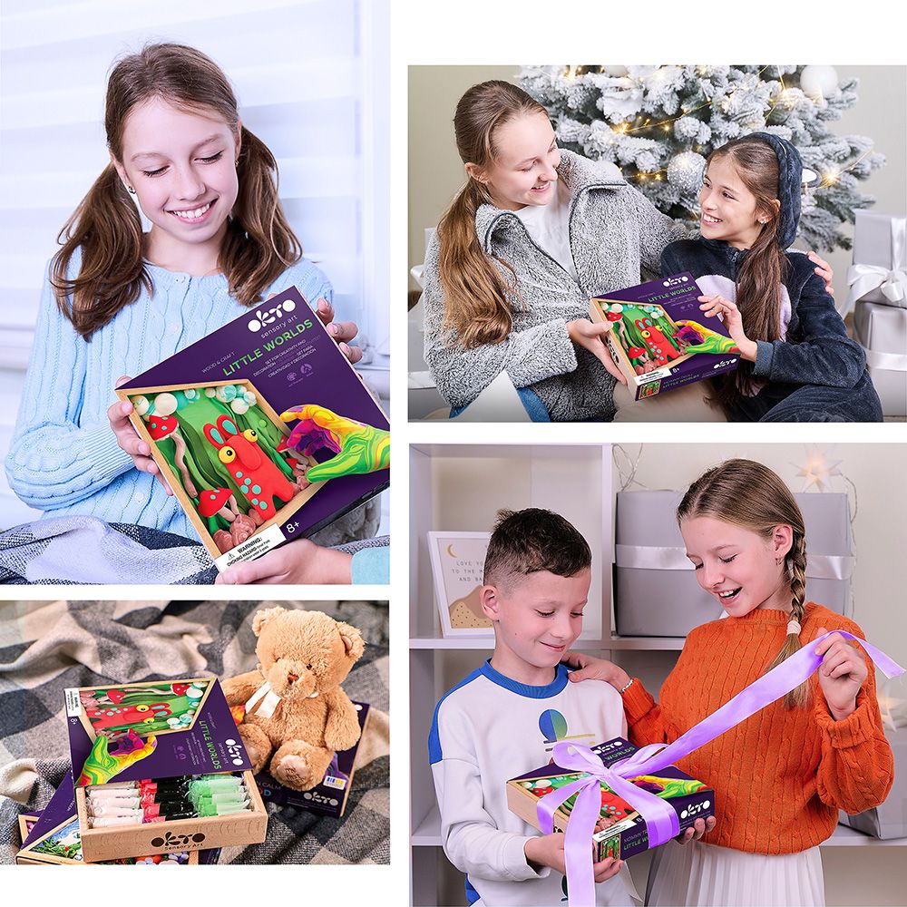 Набір для створення об`ємної картини Wood&Craft Зроби сам Маленькі світи "Троль" 21*21 см, 20031 7