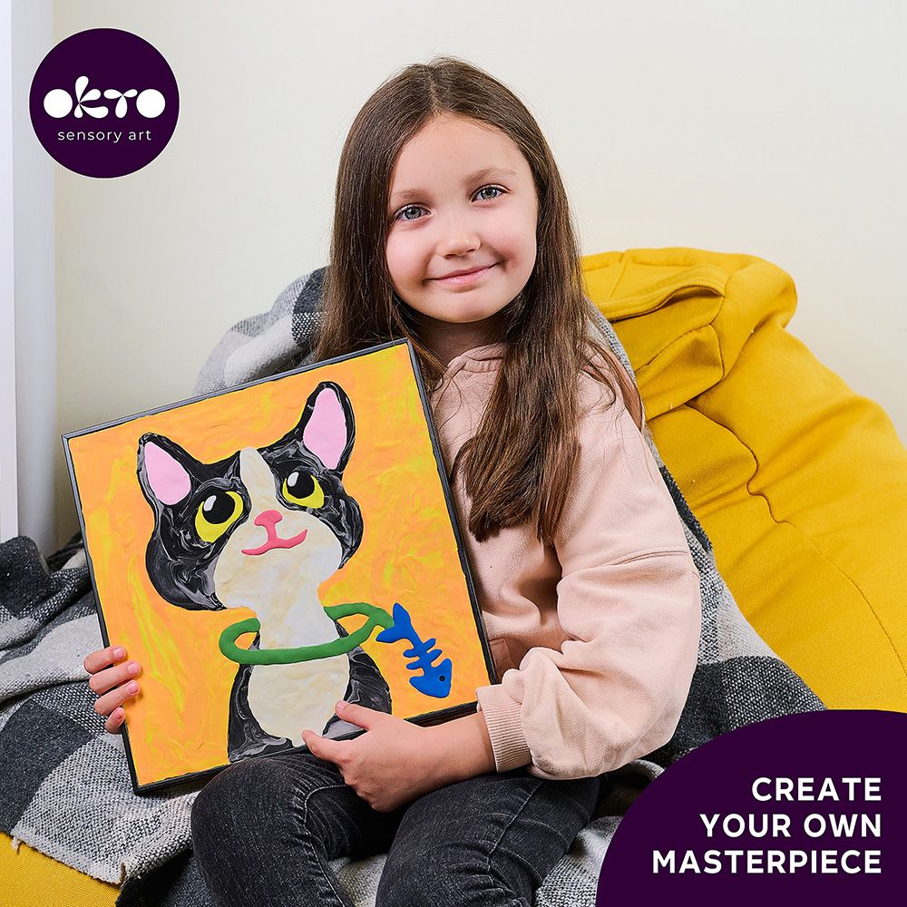 Набір для створення об`ємної картини по номерах "Котик", 20036 4