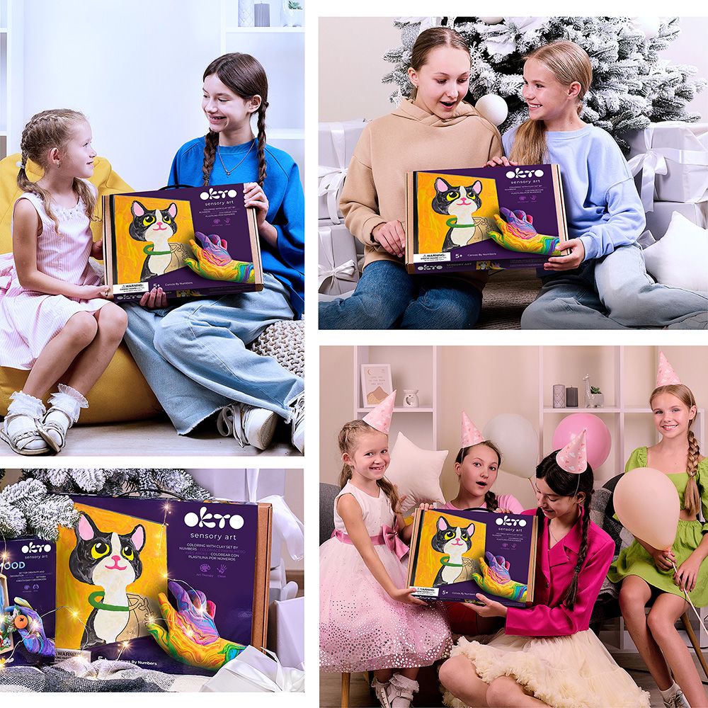 Набір для створення об`ємної картини по номерах "Котик", 20036 7