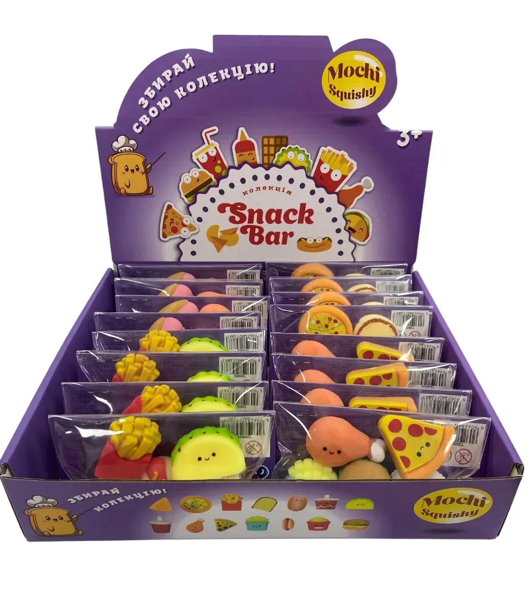 Коллекционные игрушки в наборе Monster Gum mochi squishy "Снек бар", T25003 1
