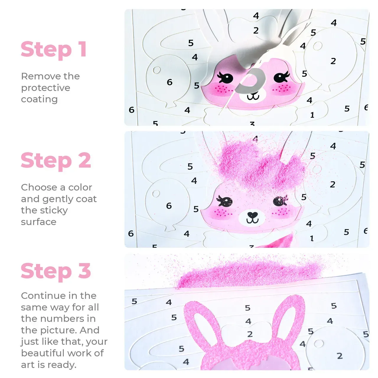 Дитячий набір для творчості "Картина з піску 6 в 1", KP-001 3