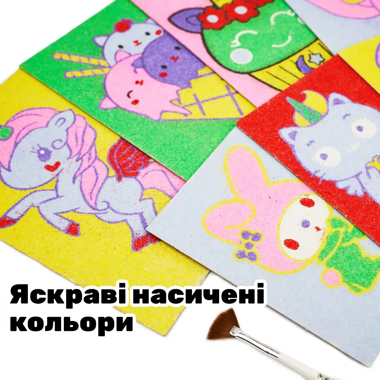 Дитячий набір для творчості "Картина з піску Sand Art 12 в 1", KP-008 3