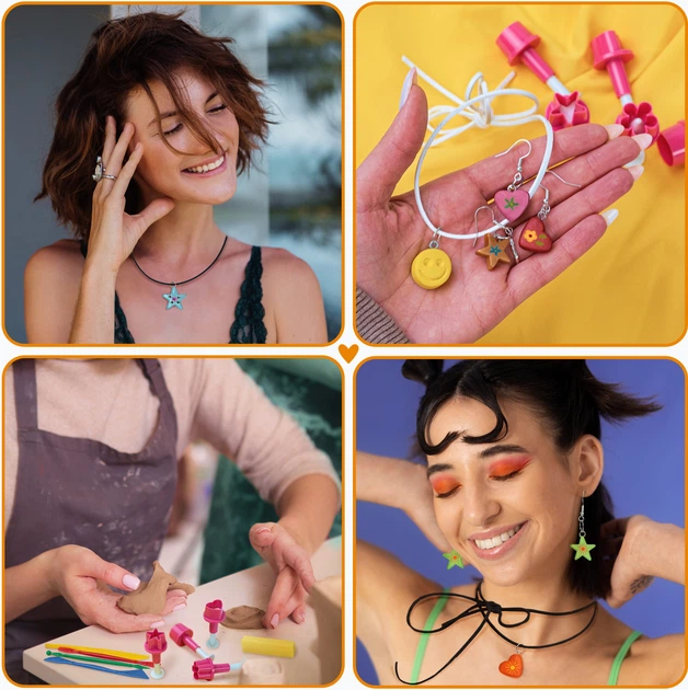 Набір для ліплення прикрас з пластичної глини "Базовий", GL-007 6