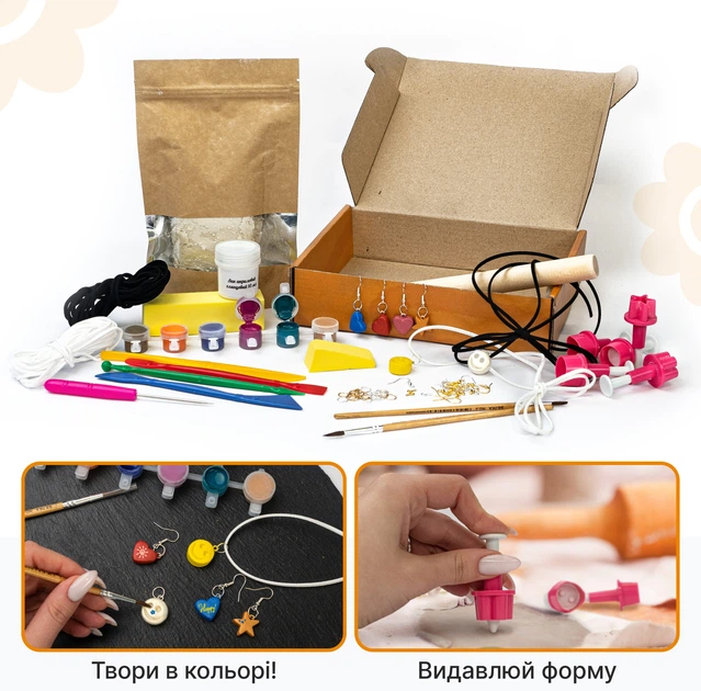 Набір для ліплення прикрас з пластичної глини "Базовий", GL-007 2