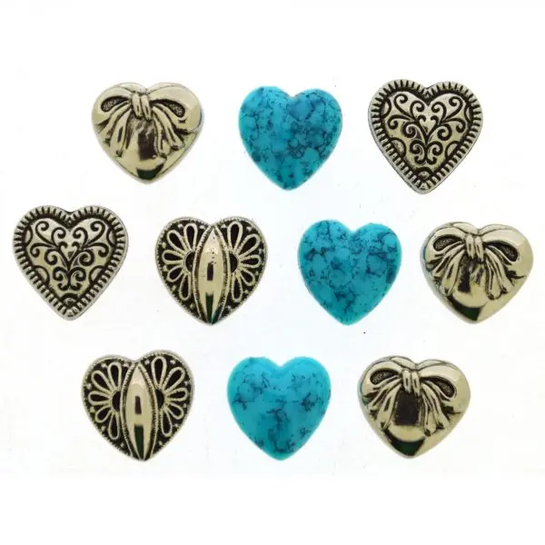 Прикраса "СМ Серця срібні" 181, ТМ "Чарівна мить"