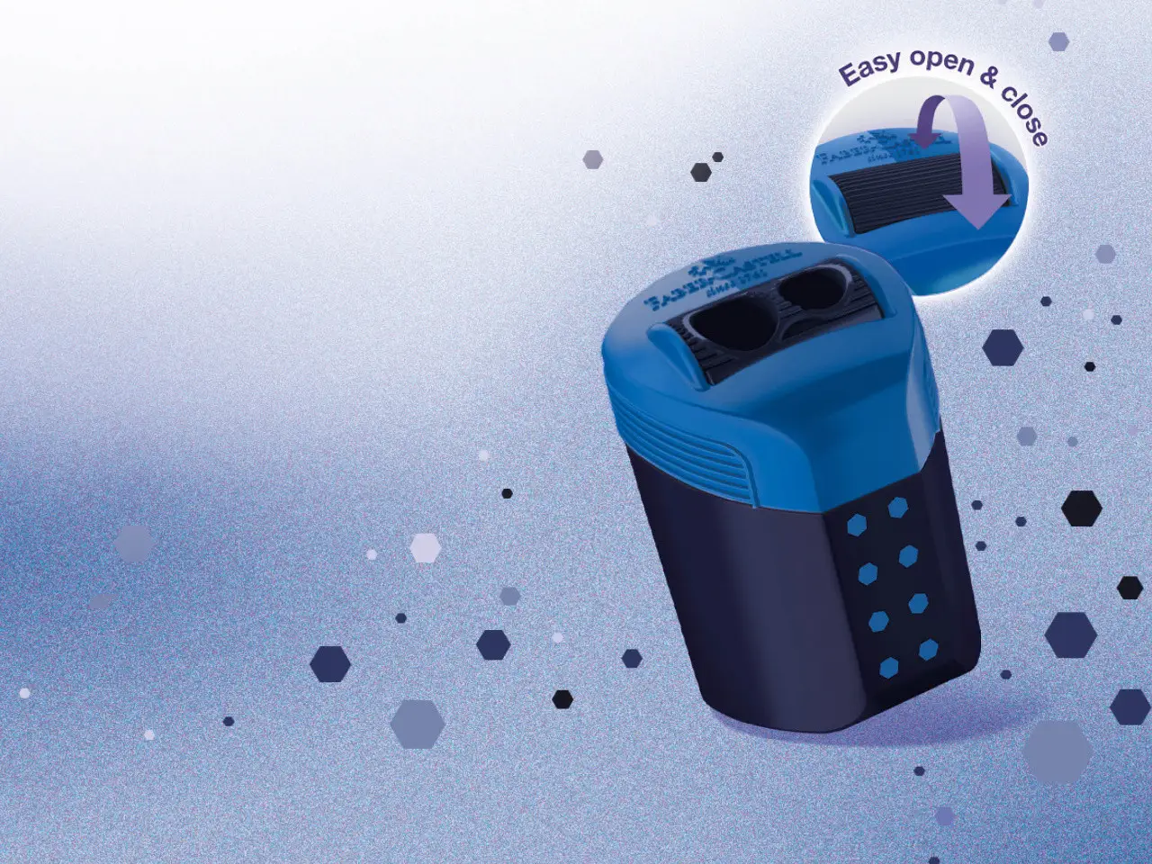 Набор GRIP 2001 карандаш чернографитный В GRIP2001 3 шт 517051+ чинка 183910 1 шт+ резинка 187170 1 шт, в блистере, 217083 Faber-Castell 1