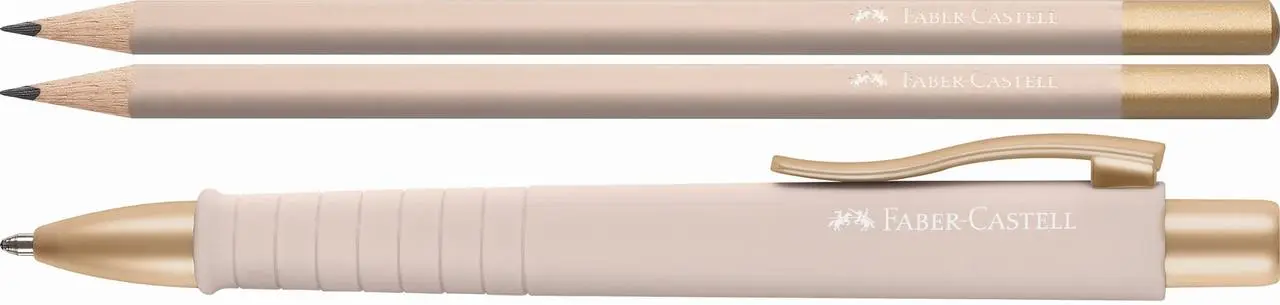 Набор Poly Ball Urban ручка шариковая XB автомат + 2 чернографитных карандаша В Pale rose, в блистере, 241123 Faber-Castell 3