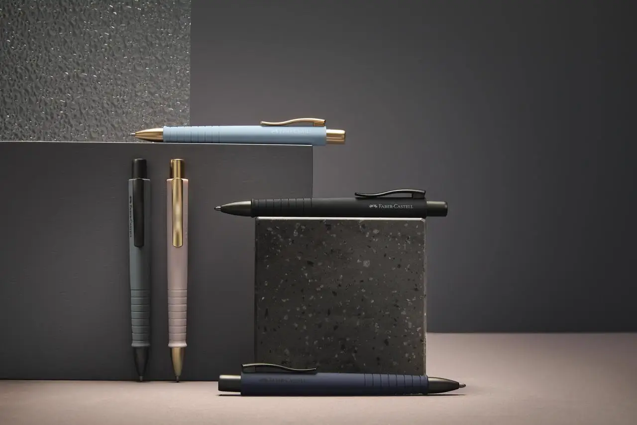 Набор Poly Ball Urban ручка ручка шариковая XB автомат + 2 чернографитных карандаша В ALL Black, в блистере, 241124 Faber-Castell 4