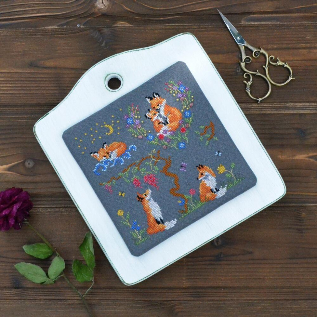 Набор для вышивания крестиком X-1203 "Летние сны" 13,5*13,5 см, TelaArtis