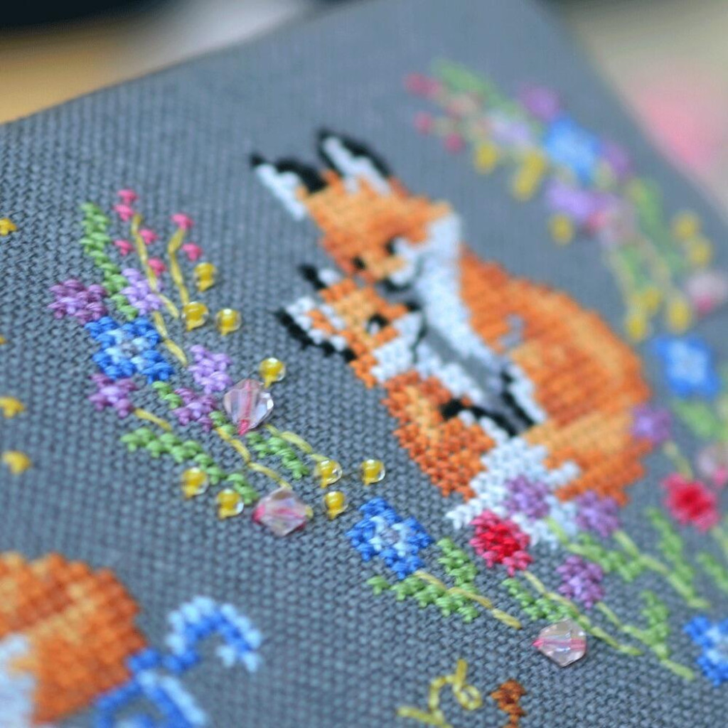 Набор для вышивания крестиком X-1203 "Летние сны" 13,5*13,5 см, TelaArtis 1