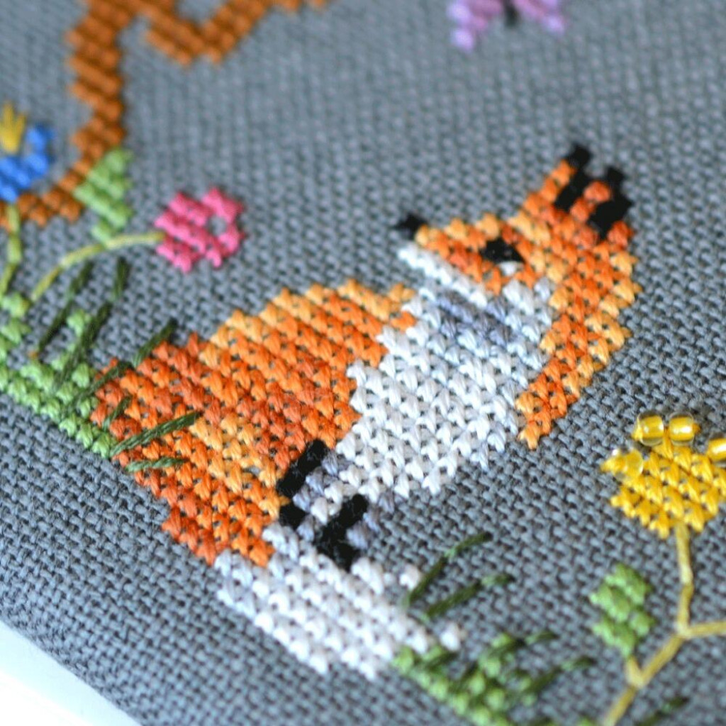 Набор для вышивания крестиком X-1203 "Летние сны" 13,5*13,5 см, TelaArtis 2