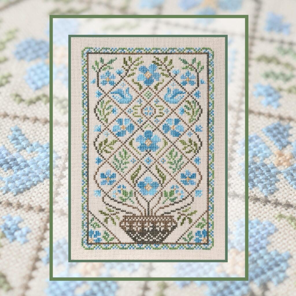Набор для вышивания крестиком Х-010 "Дерево жизни. Барвинок" 14*21 см, TelaArtis