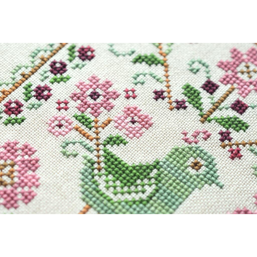 Набор для вышивания крестиком Х-014 "Дерево жизни. Соловейко" 14*21 см, TelaArtis 6