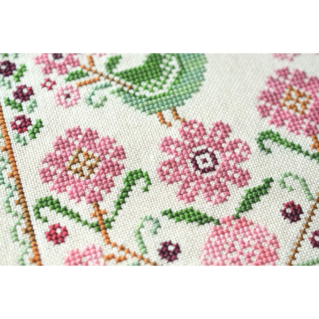 Набор для вышивания крестиком Х-014 "Дерево жизни. Соловейко" 14*21 см, TelaArtis 7