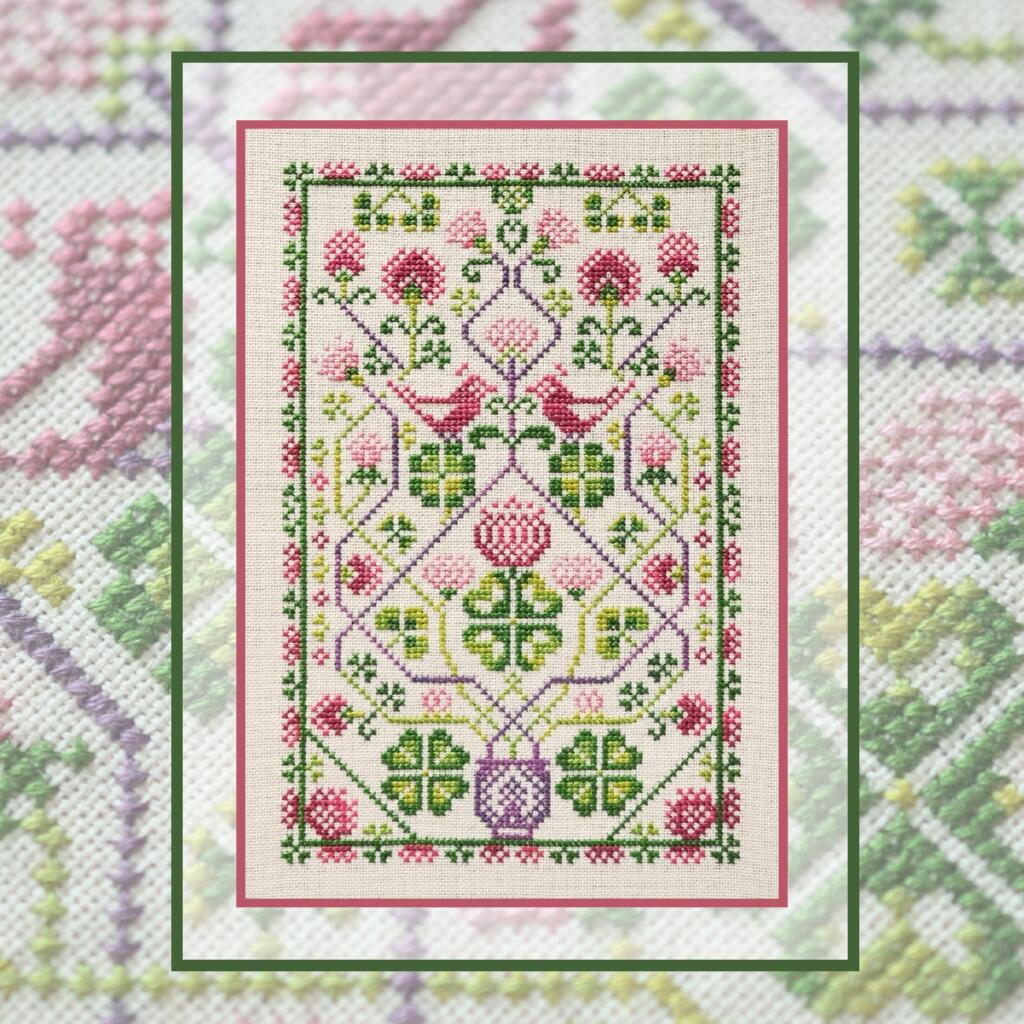 Набор для вышивания крестиком Х-015 "Дерево жизни. Клевер" 14*21 см, TelaArtis