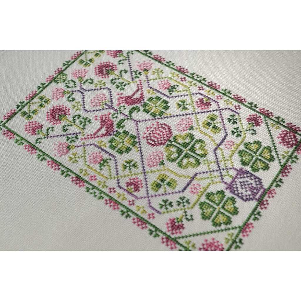 Набор для вышивания крестиком Х-015 "Дерево жизни. Клевер" 14*21 см, TelaArtis 1